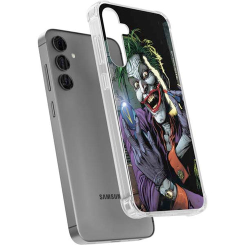 DC Comics The Joker Put on a Smile Galaxy S24 Plus Clear Case